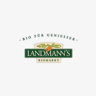 Das Logo von "Landmanns Biomarkt"